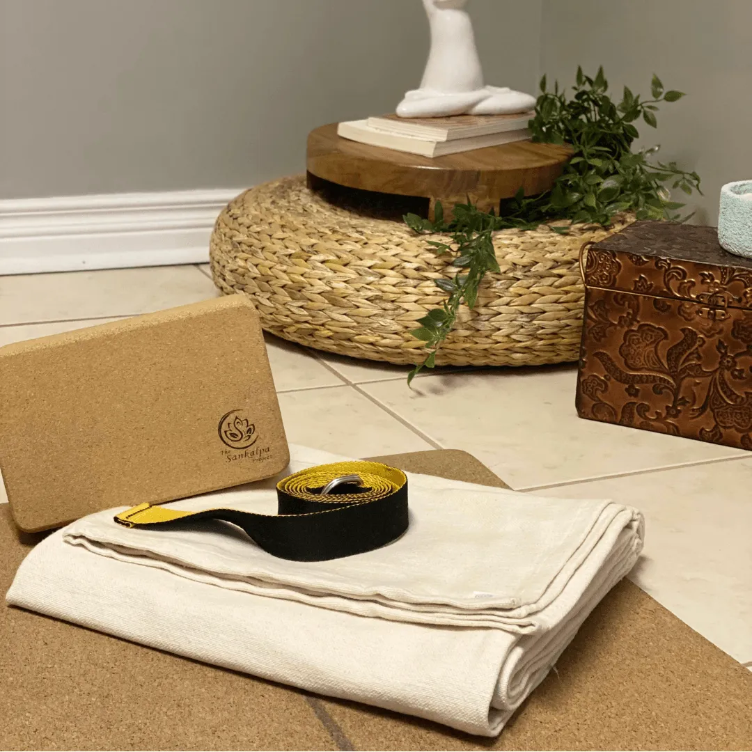 100% Cotton Biodegradable Yoga Blanket