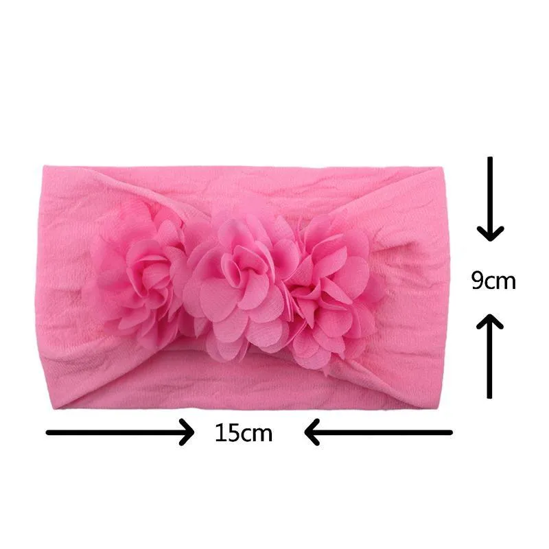 3D Flower Design Headband Wholesale children's clothing