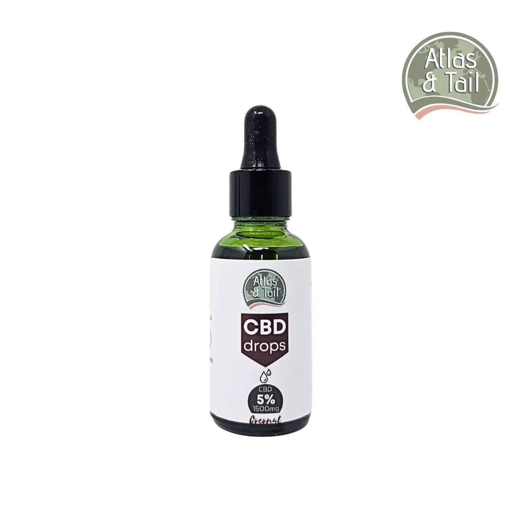 Atlas and Tail CBD Oil for Dogs - only Coconut 3% in stock