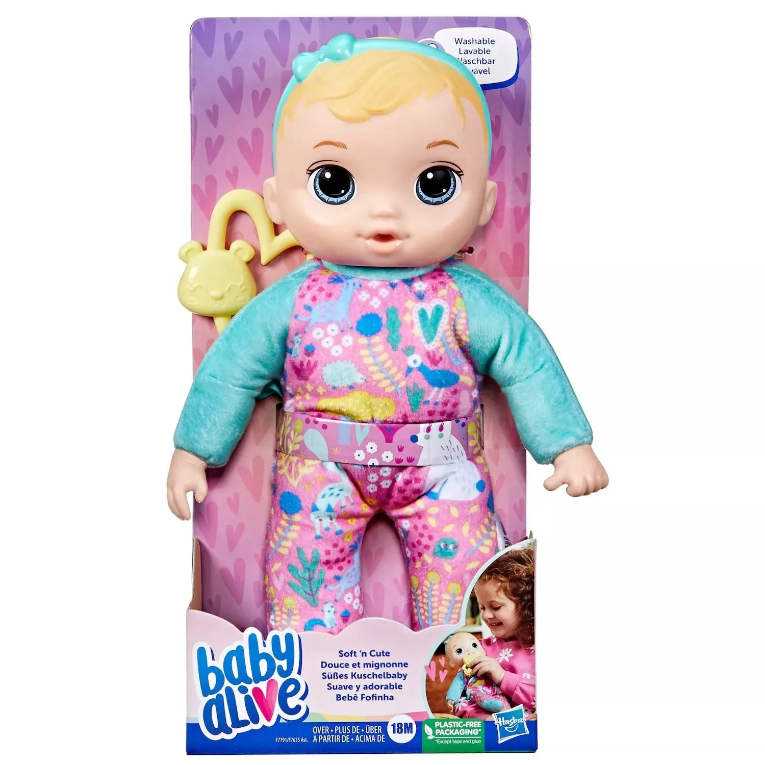 Baby Alive Soft and cute doll with blonde hair Baby Alive