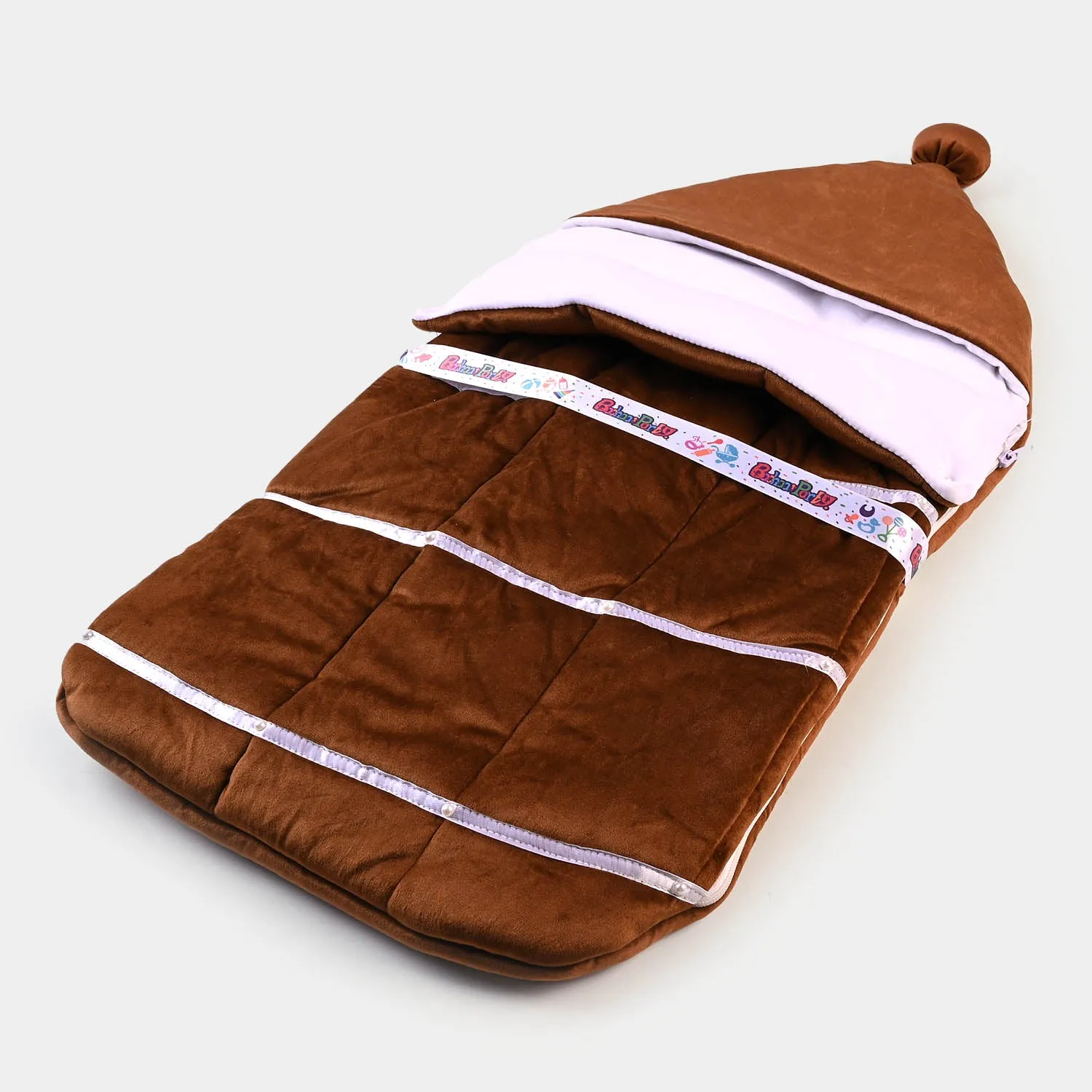 Baby Carry Nest Velvet - Brown