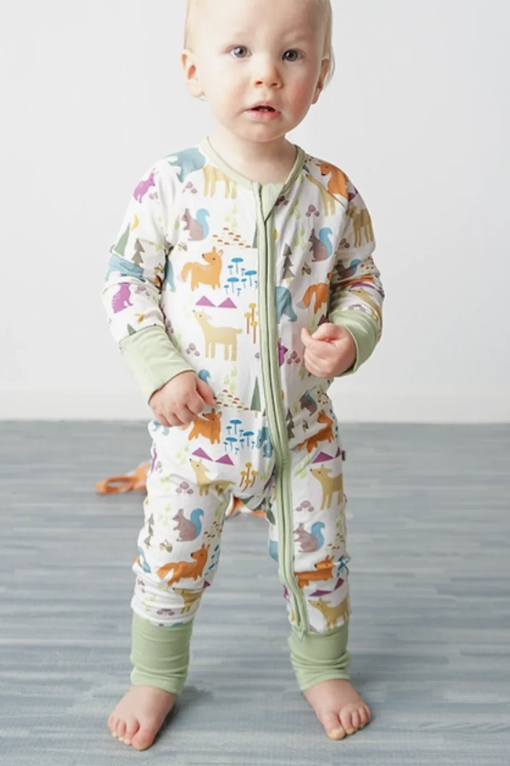 Bamboo Sleeper Pajamas - Forest Friends