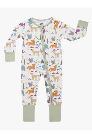 Bamboo Sleeper Pajamas - Forest Friends