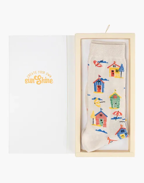 Beach Houses Women's Sock Card