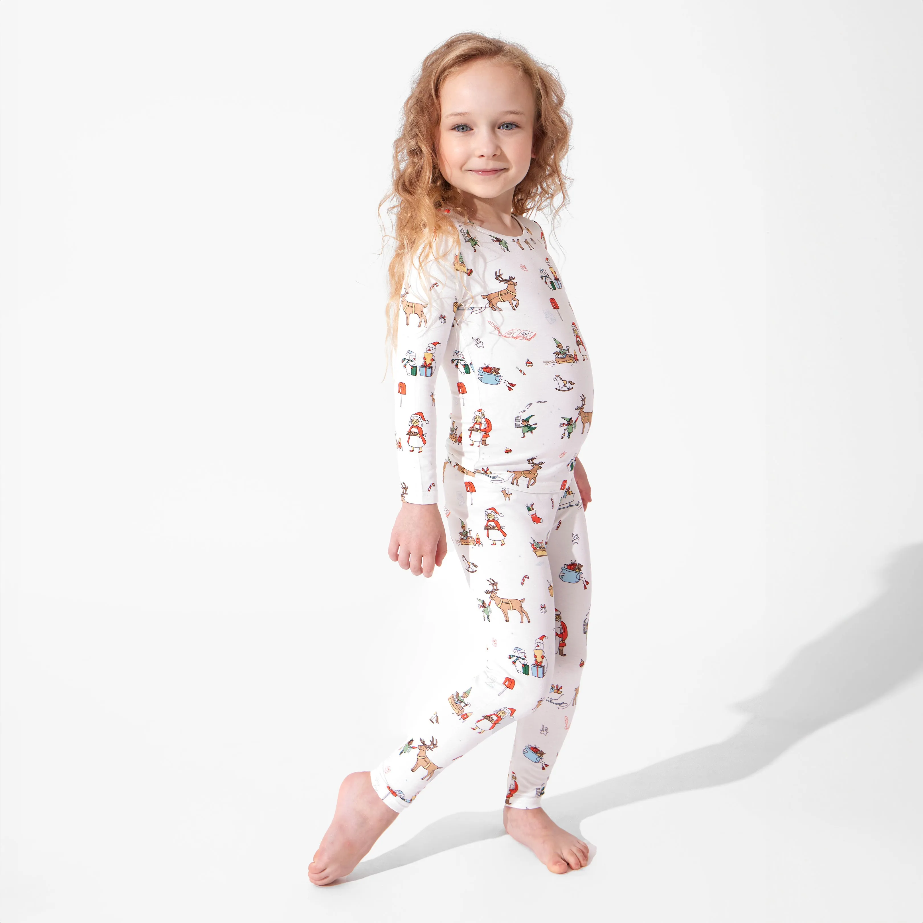 Bellabu Bear 2 piece PJ Set - Santa’s Workshop