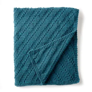 Bernat Reversible Knit Lap Blanket