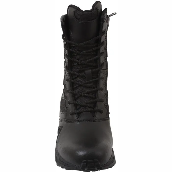 Black - Forced Entry Deployment Boots with Side Zipper 8 in.