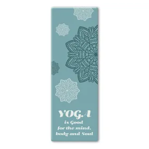 Blue Coloured Mandala Yoga Mat