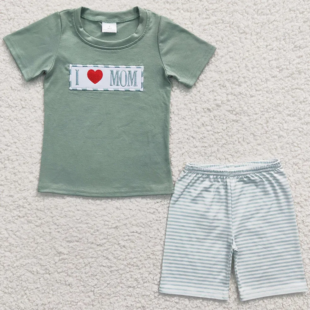 Boys Clothing Summer Outfits GSSO0189 BSSO0173