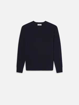 Cashmere Crewneck Sweater -- Navy