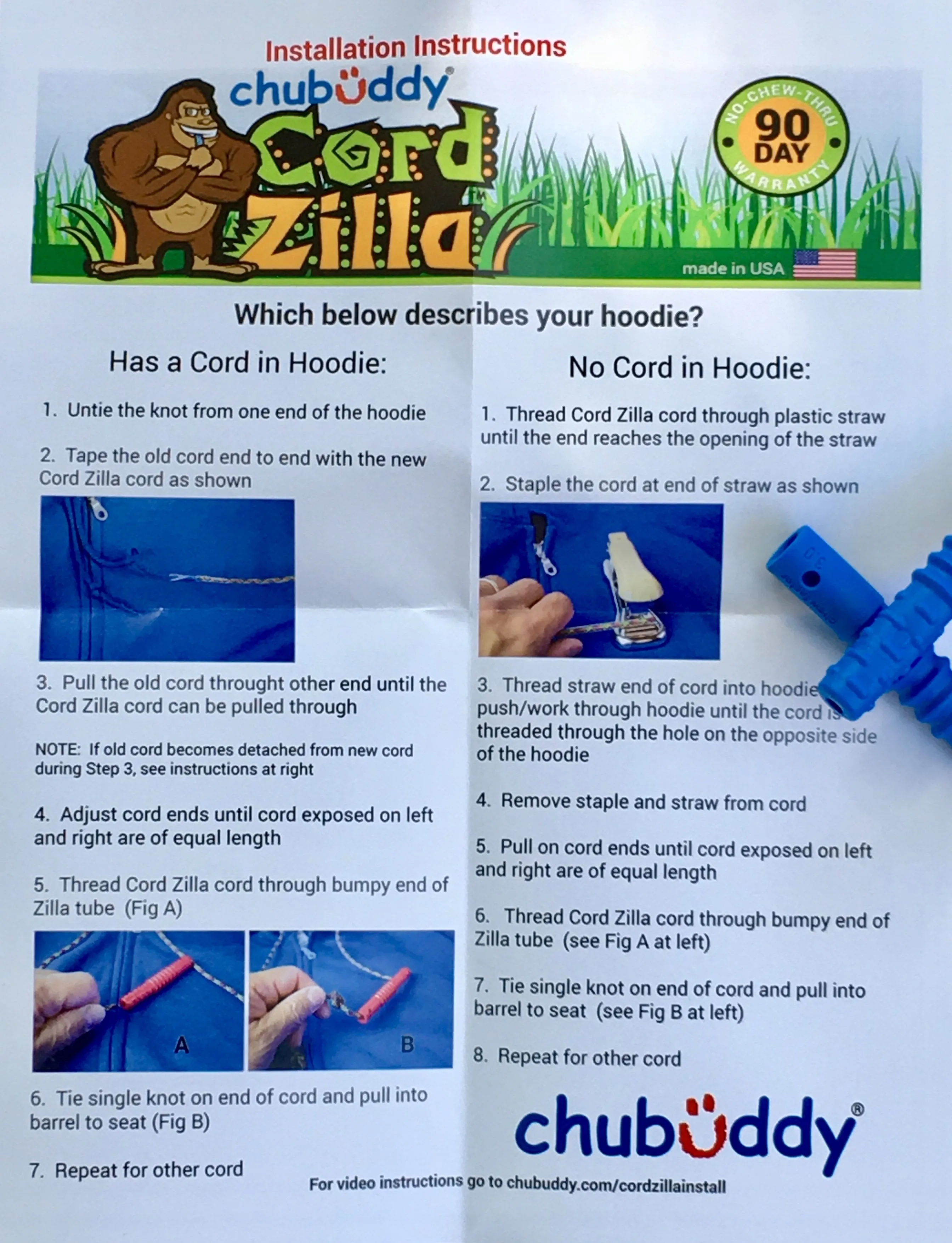 Chubuddy Cord Zilla