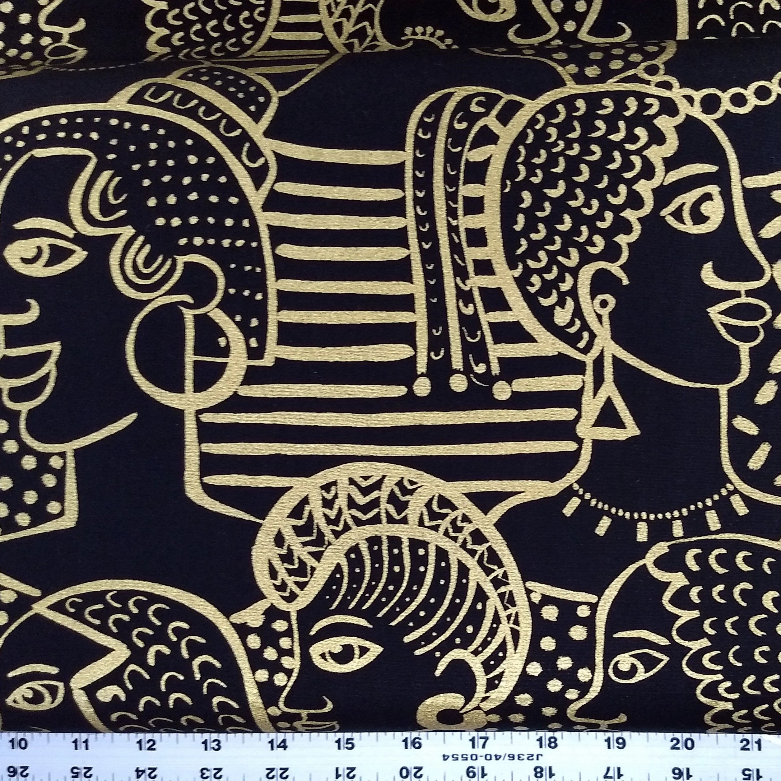 Cotton Print / Golden Lady / Black