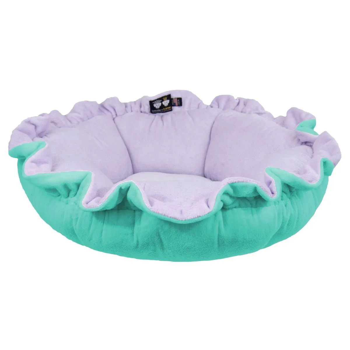 Cuddle Pod Dog Bed Aquamarine/Lilac