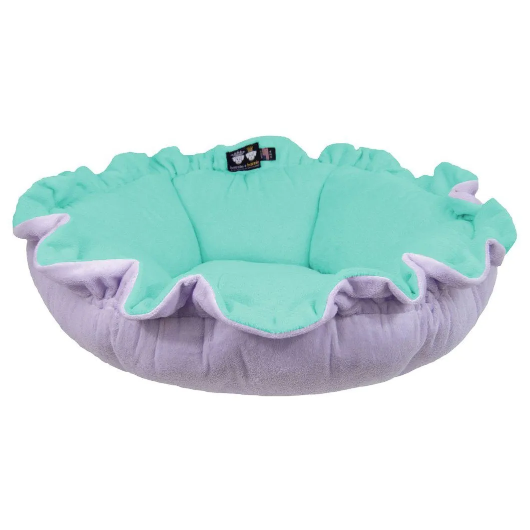 Cuddle Pod Dog Bed Aquamarine/Lilac