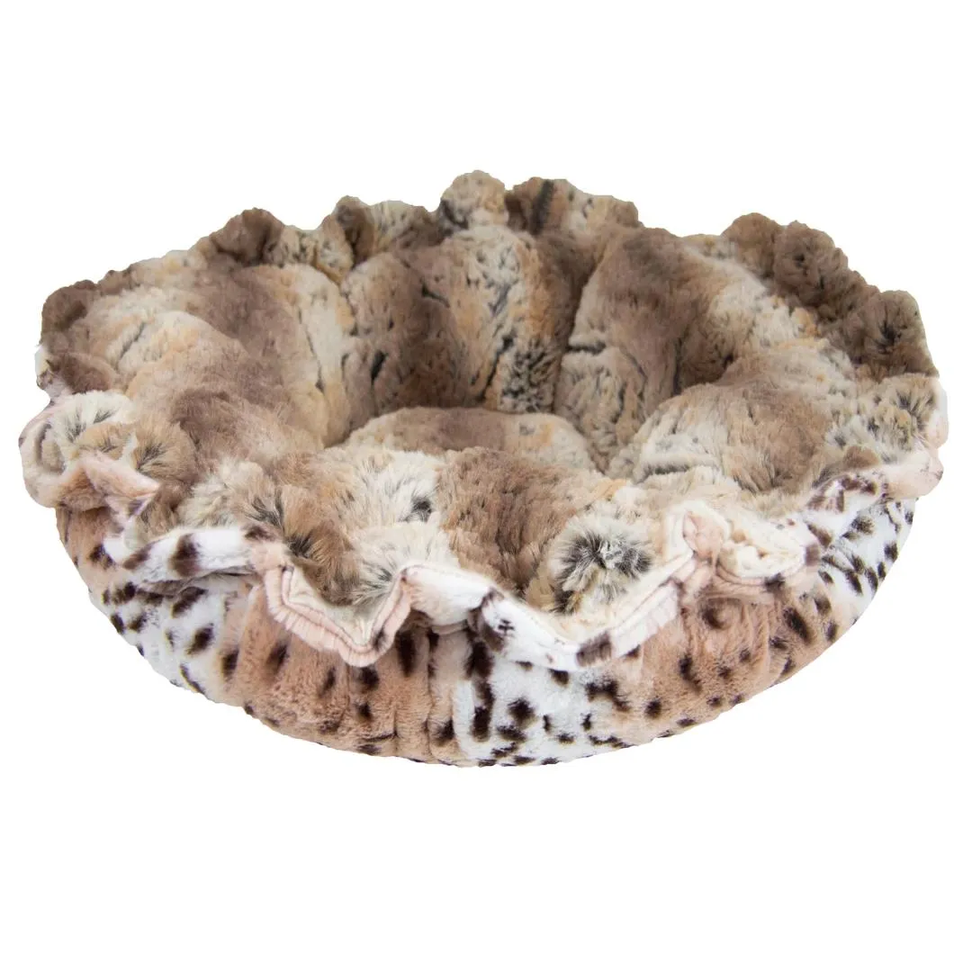 Cuddle Pod Dog Bed Aspen Snow Leopard/Simba