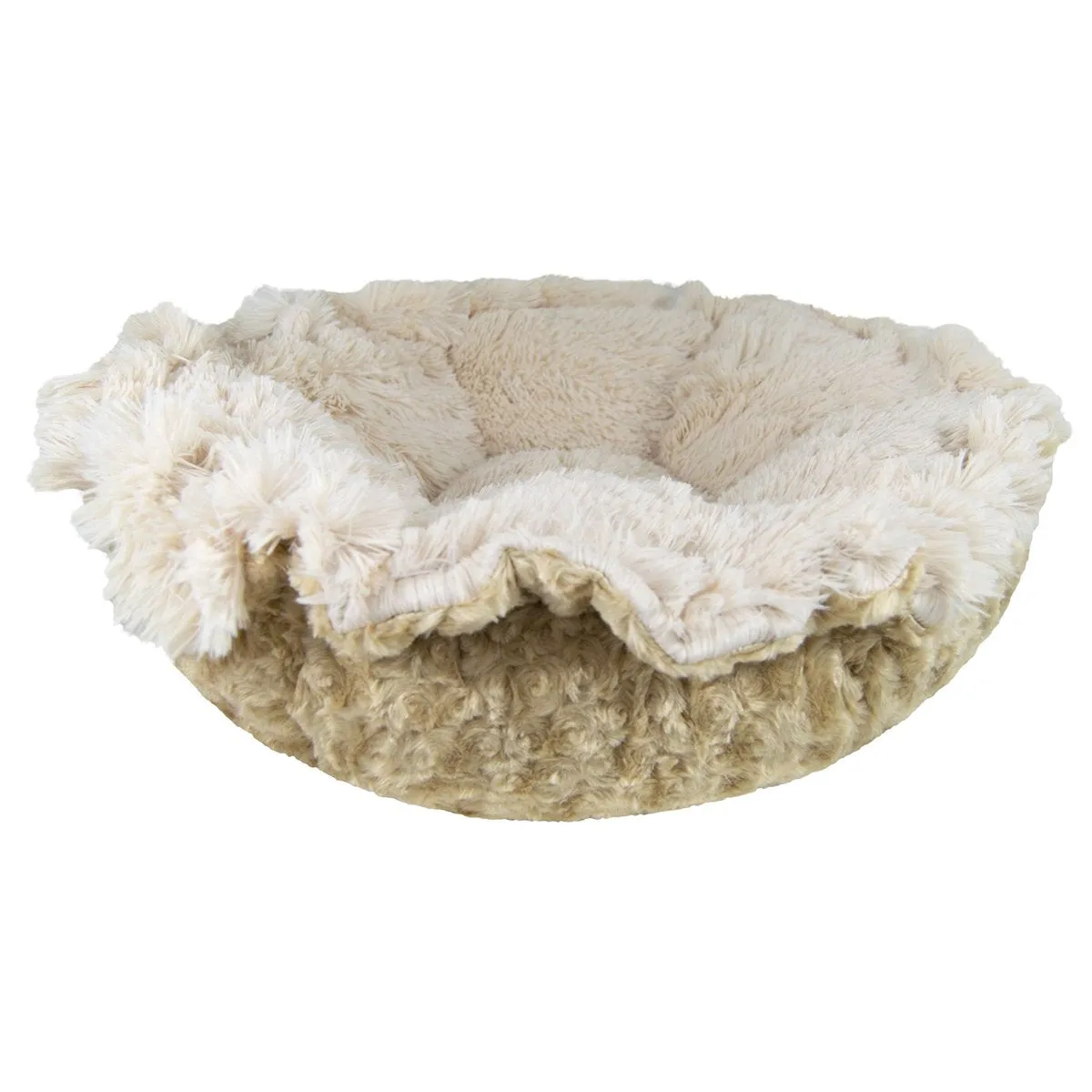 Cuddle Pod Dog Bed Blondie/Camel Rose