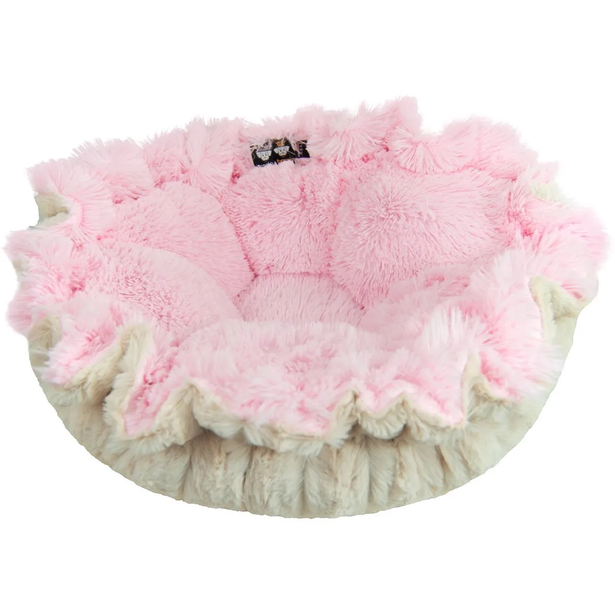 Cuddle Pod Dog Bed Bubble Gum/Natural Beauty