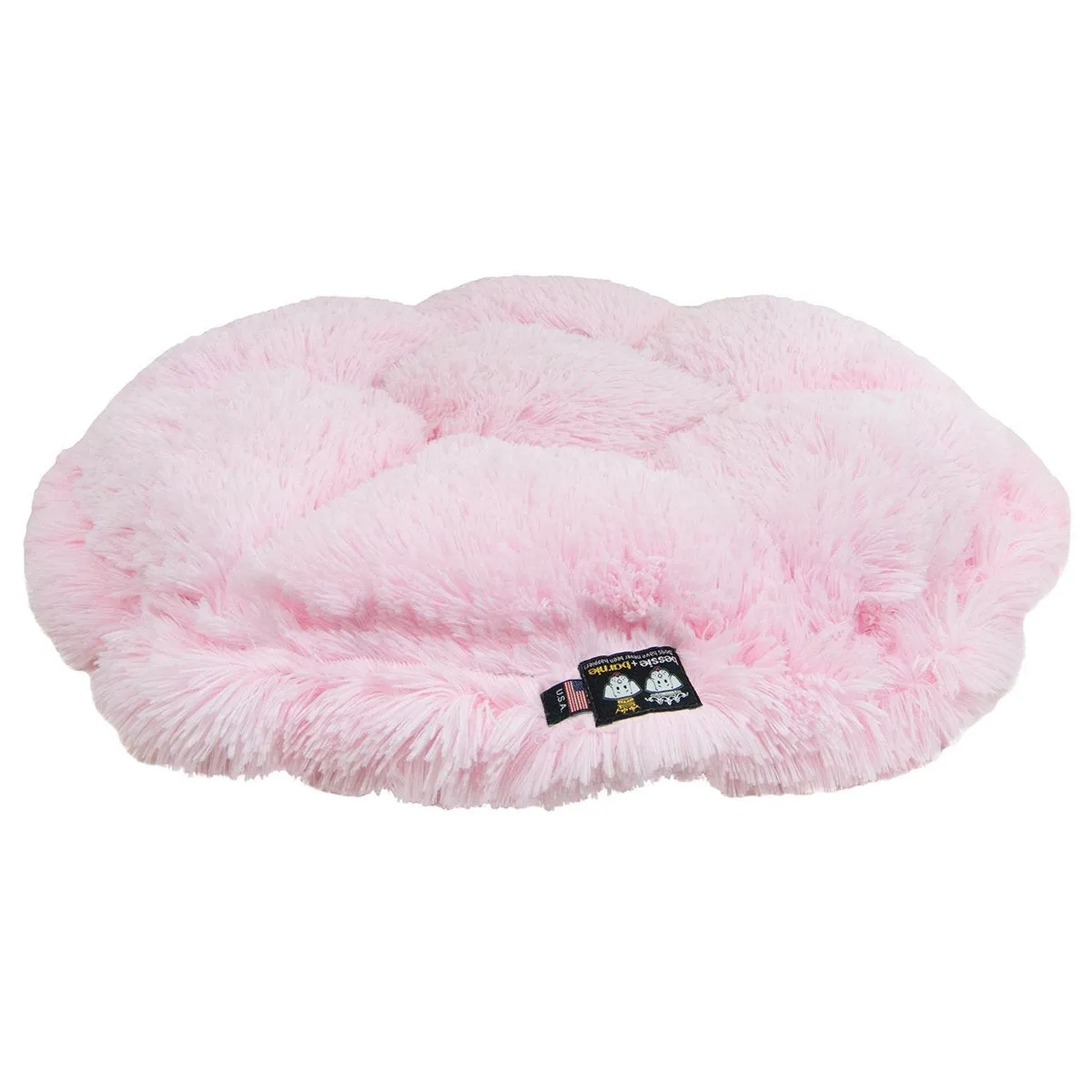 Cuddle Pod Dog Bed Bubble Gum/Snow White