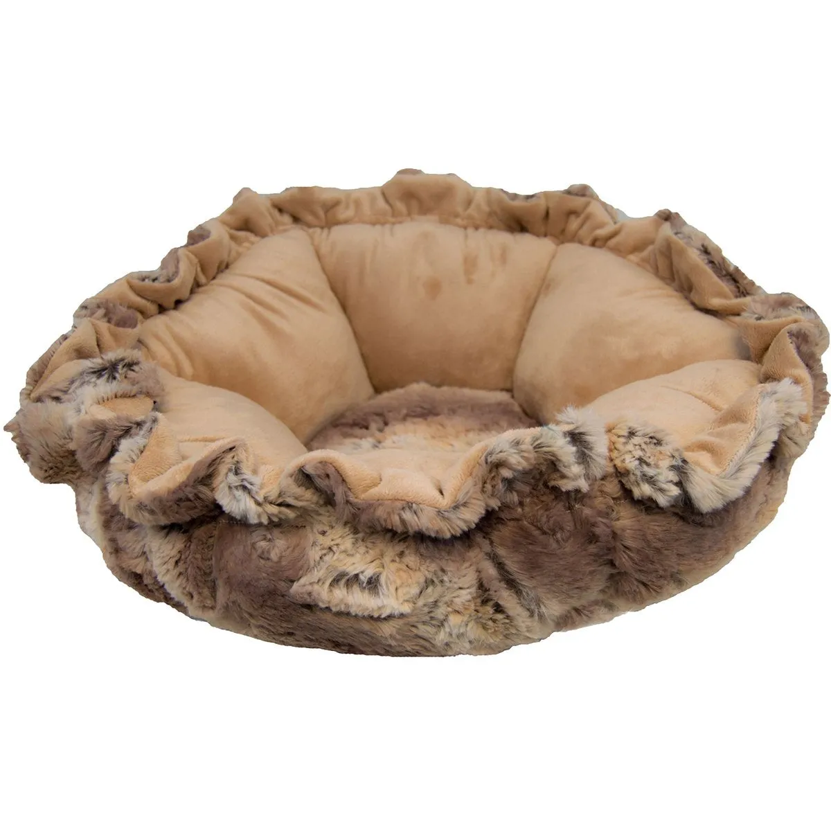 Cuddle Pod Dog Bed Divine Caramel/Simba