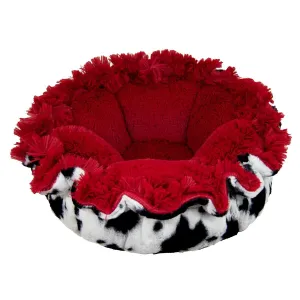 Cuddle Pod Dog Bed Lipstick/Spotted Pony