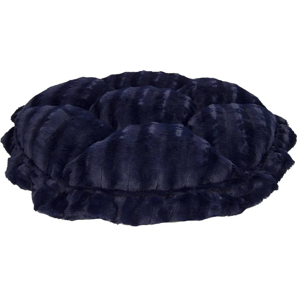 Cuddle Pod Dog Bed Midnight Blue/Lollipop Patch