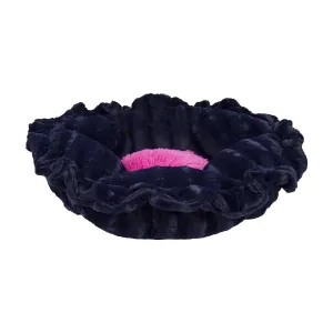 Cuddle Pod Dog Bed Midnight Blue/Lollipop Patch