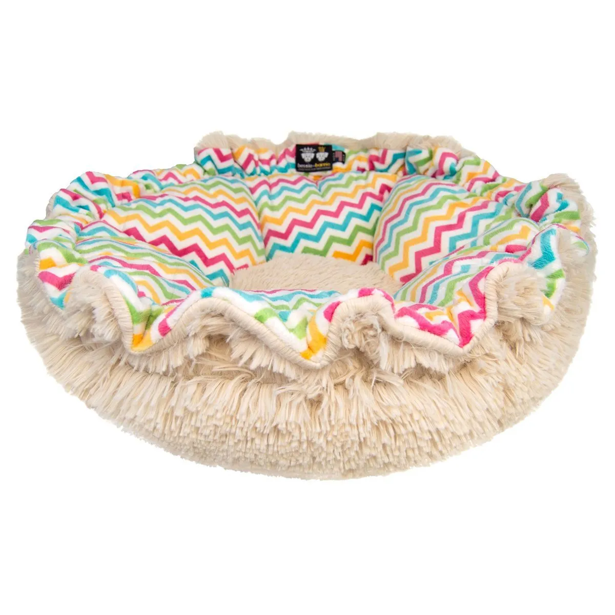 Cuddle Pod Dog Bed Ocean Wave/Blondie