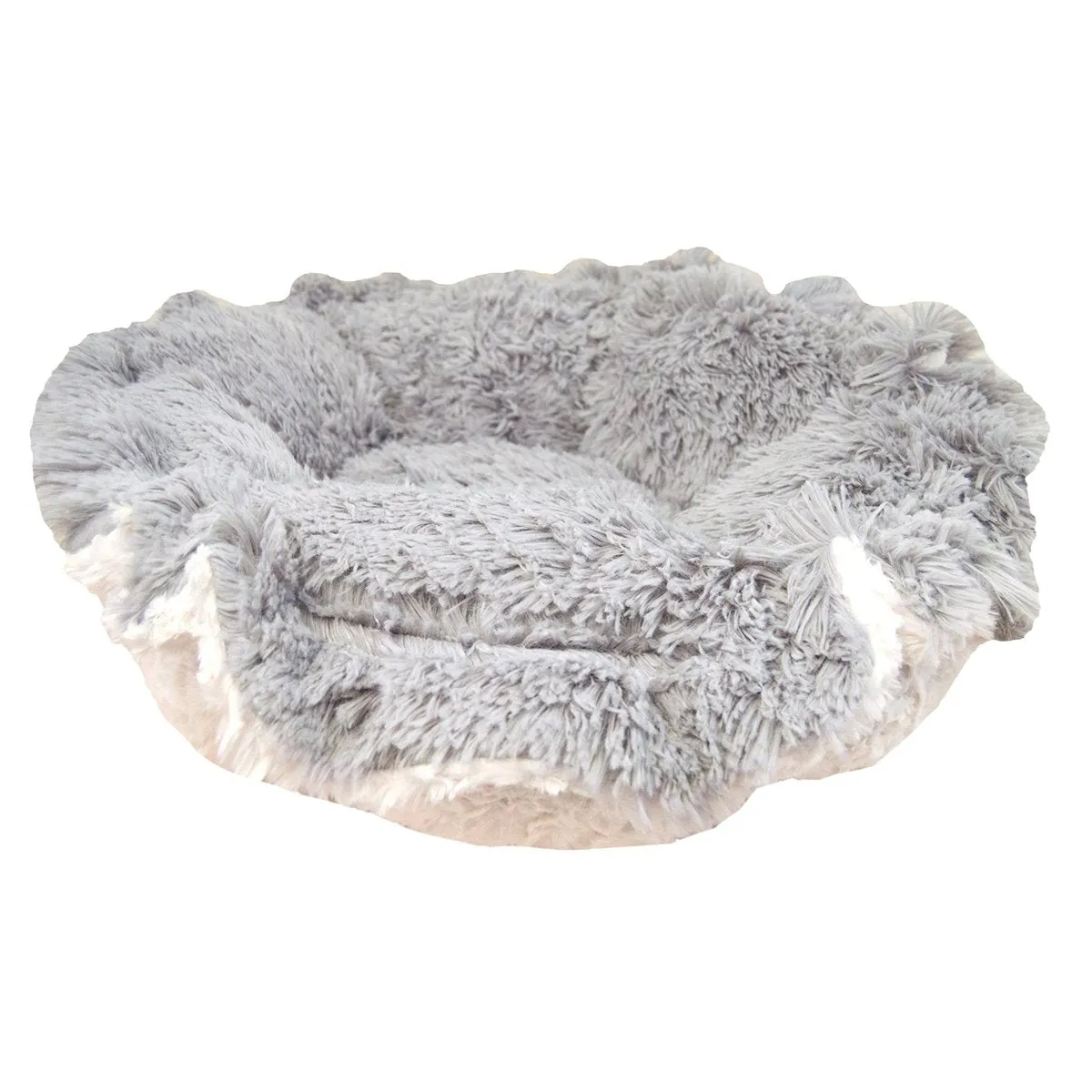 Cuddle Pod Dog Bed Serenity Ivory/Siberian Grey