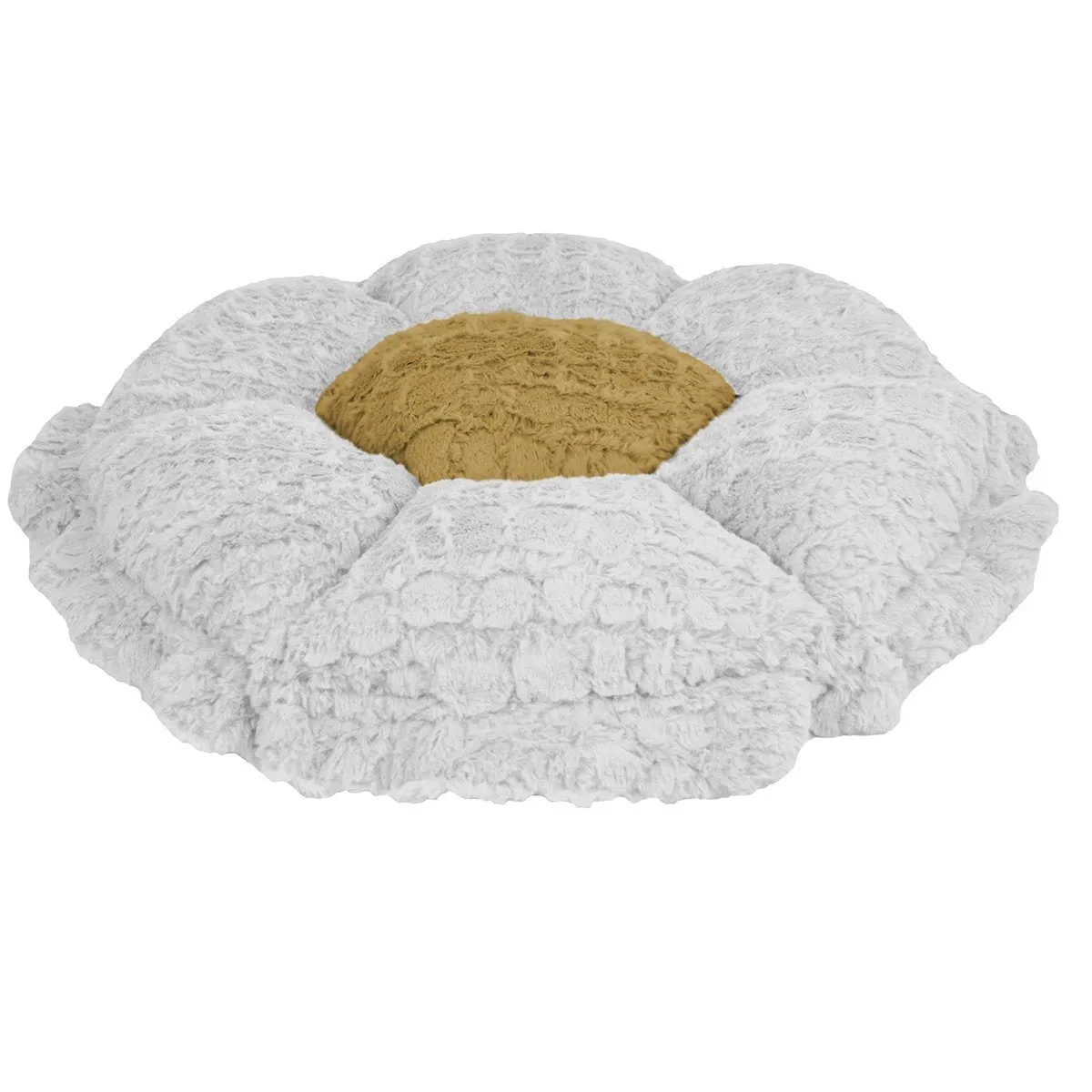 Cuddle Pod Dog Bed Serenity White/Serenity Fawn