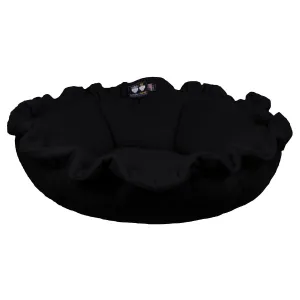 Cuddle Pod Dog Bed Short Shag Black Panther