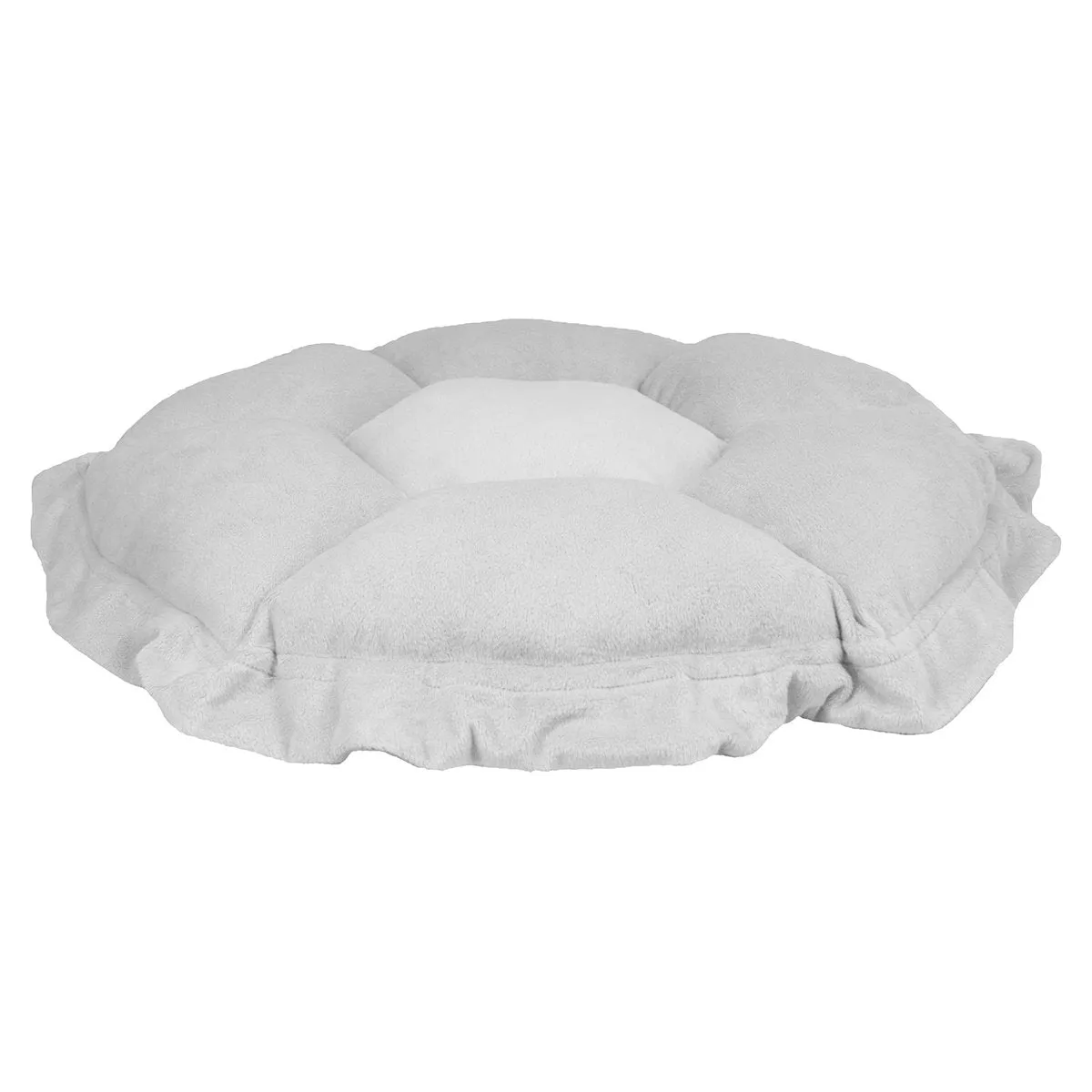 Cuddle Pod Dog Bed Short Shag Polar Bear