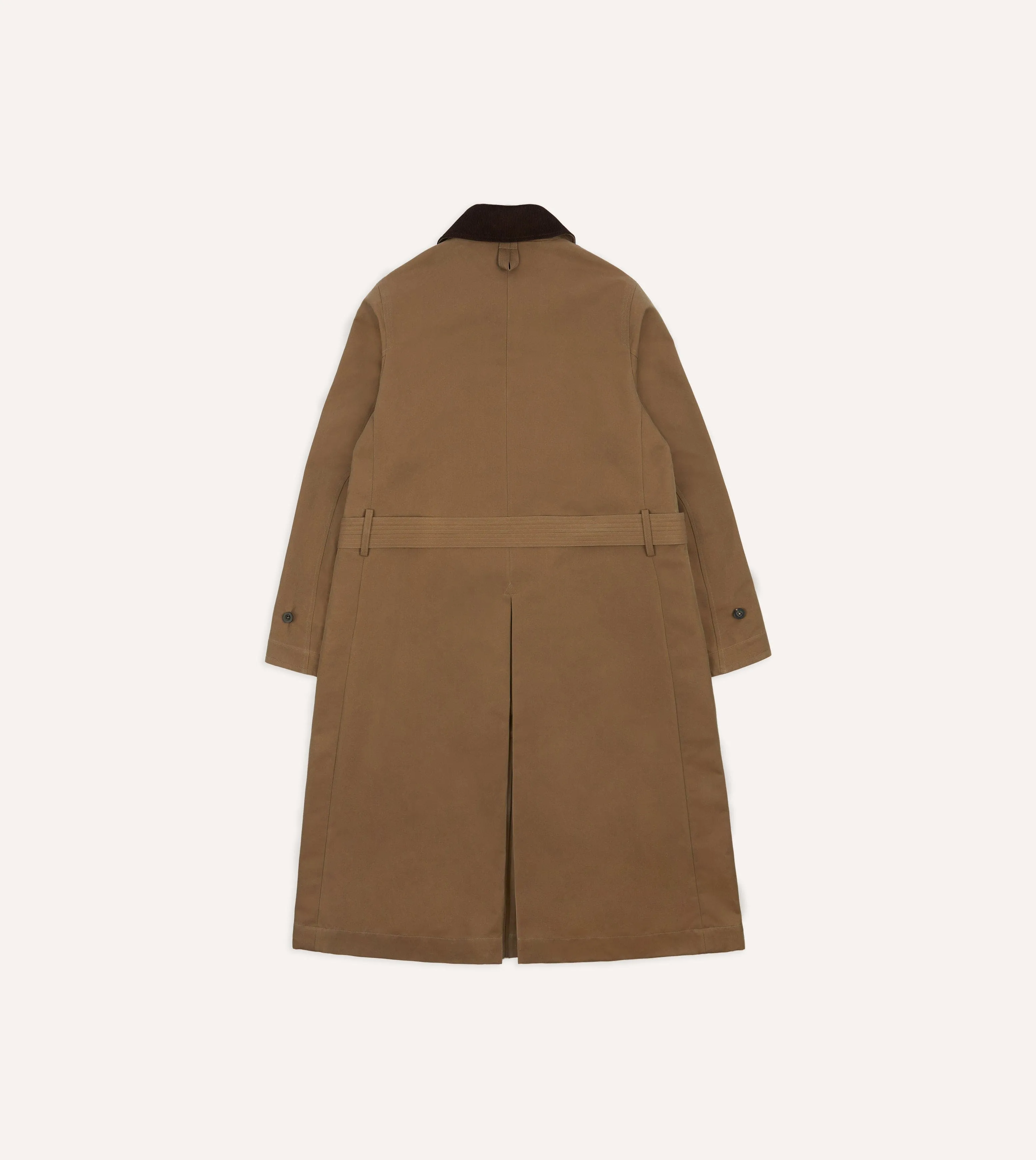 Drake's for Permanent Style Tan Rider's Raincoat