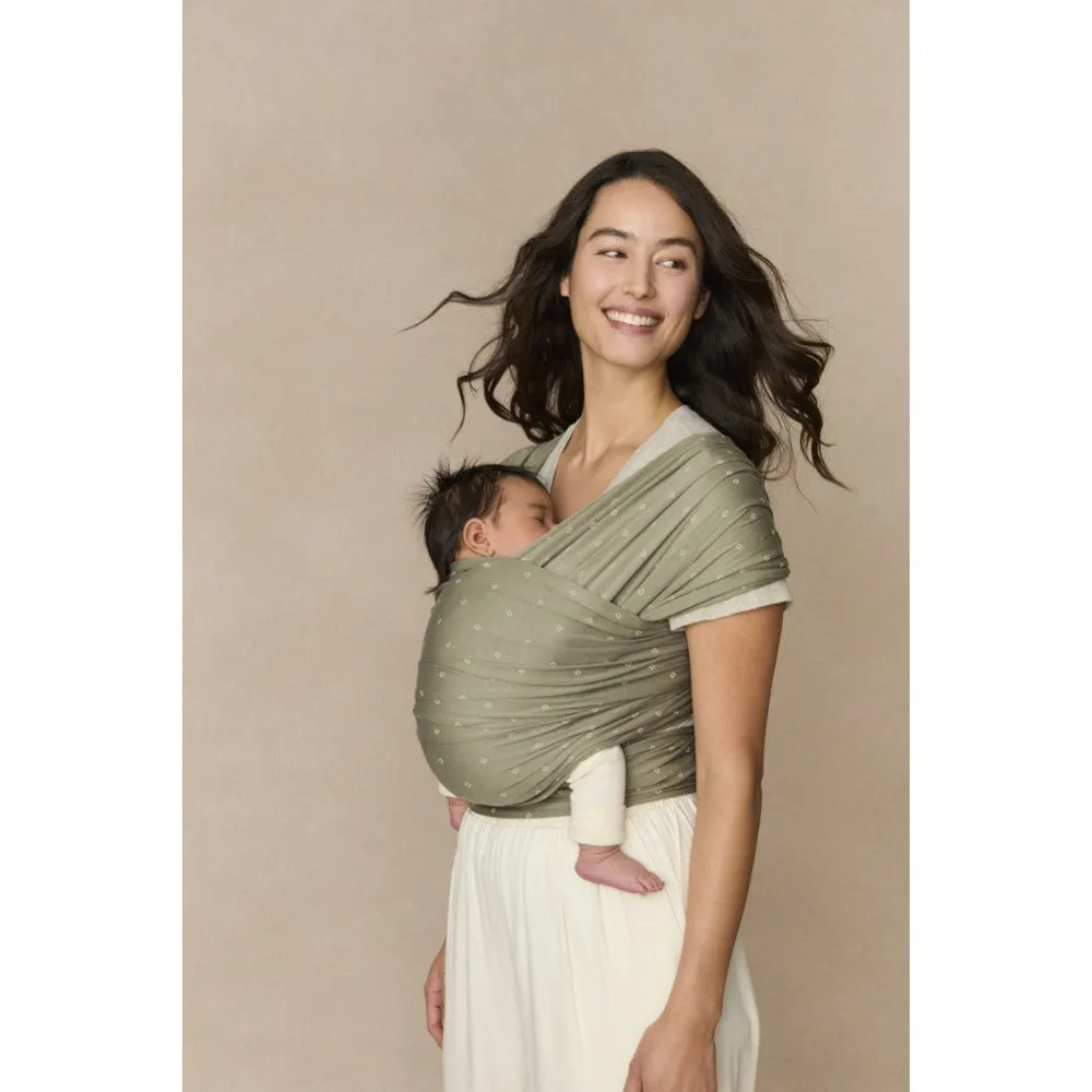 Ergobaby Aura Wrap Sustainable Knit - Olive Diamonds