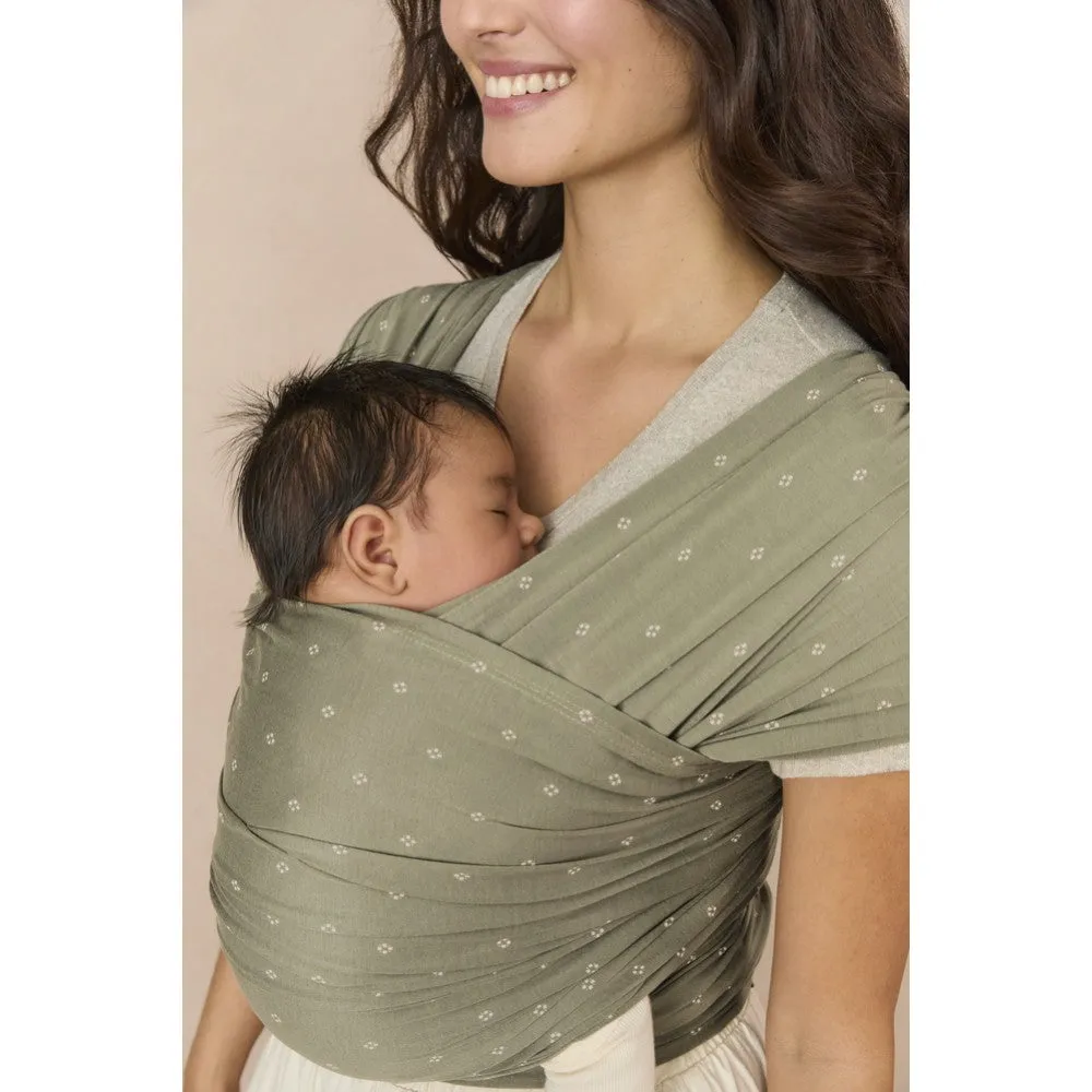 Ergobaby Aura Wrap Sustainable Knit - Olive Diamonds