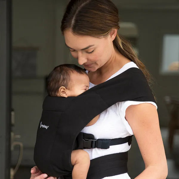 Ergobaby Embrace Newborn Carrier - Pure Black