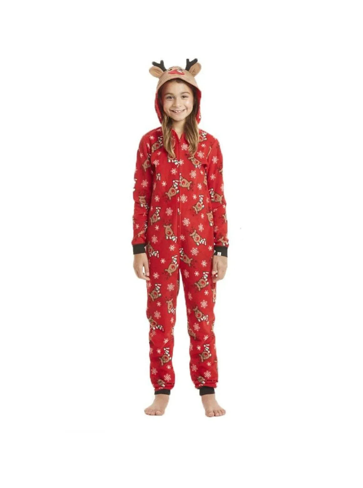 Family Christmas Holiday Reindeer Onesie Pajamas