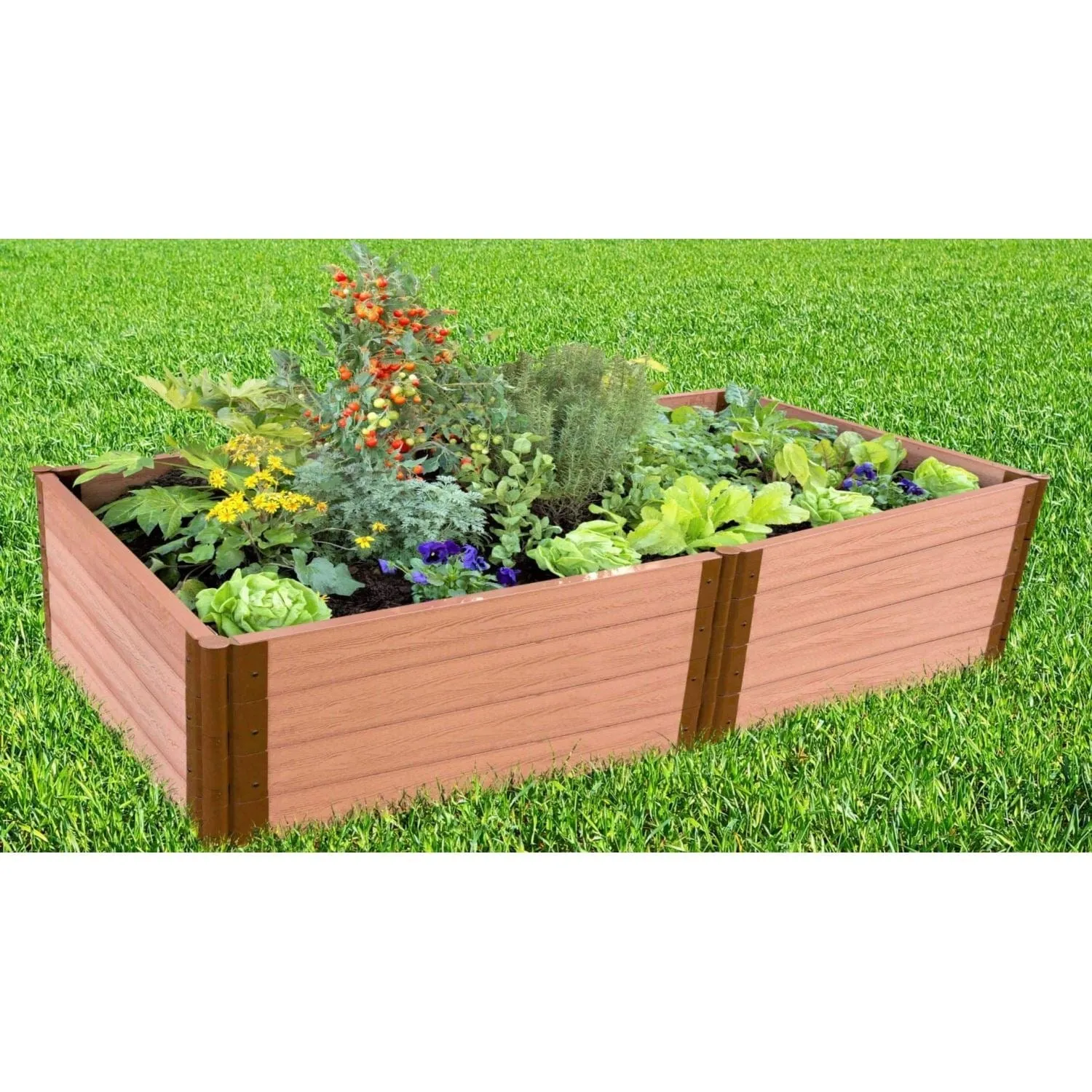 Frame It All | Tool-Free Classic Sienna Raised Garden Bed 4' X 8' X 22"