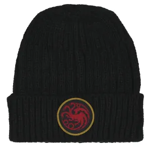 Game Of Thrones: House Of The Dragon Beanie Targaryen Yarn Knit Beanie Hat Cap