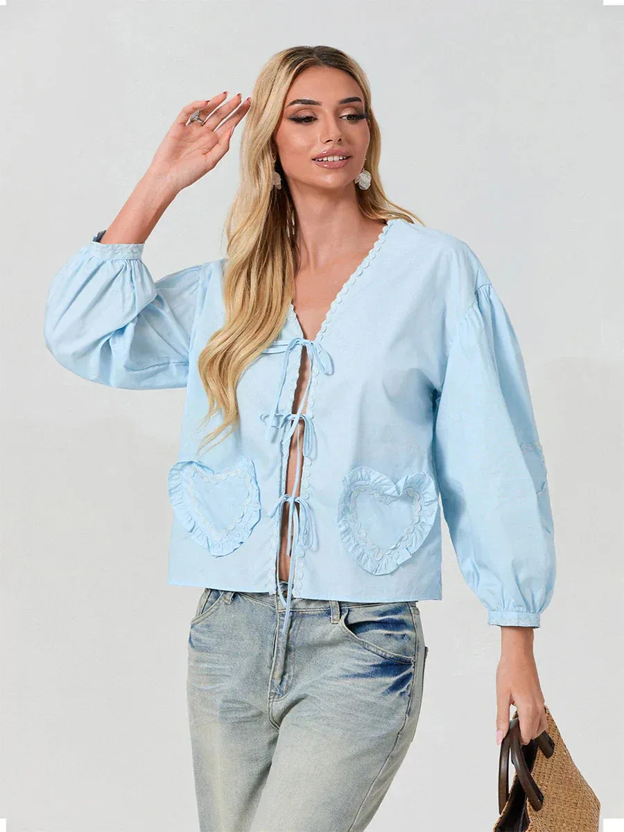 Ivyshape | Cute Pocket Blouse