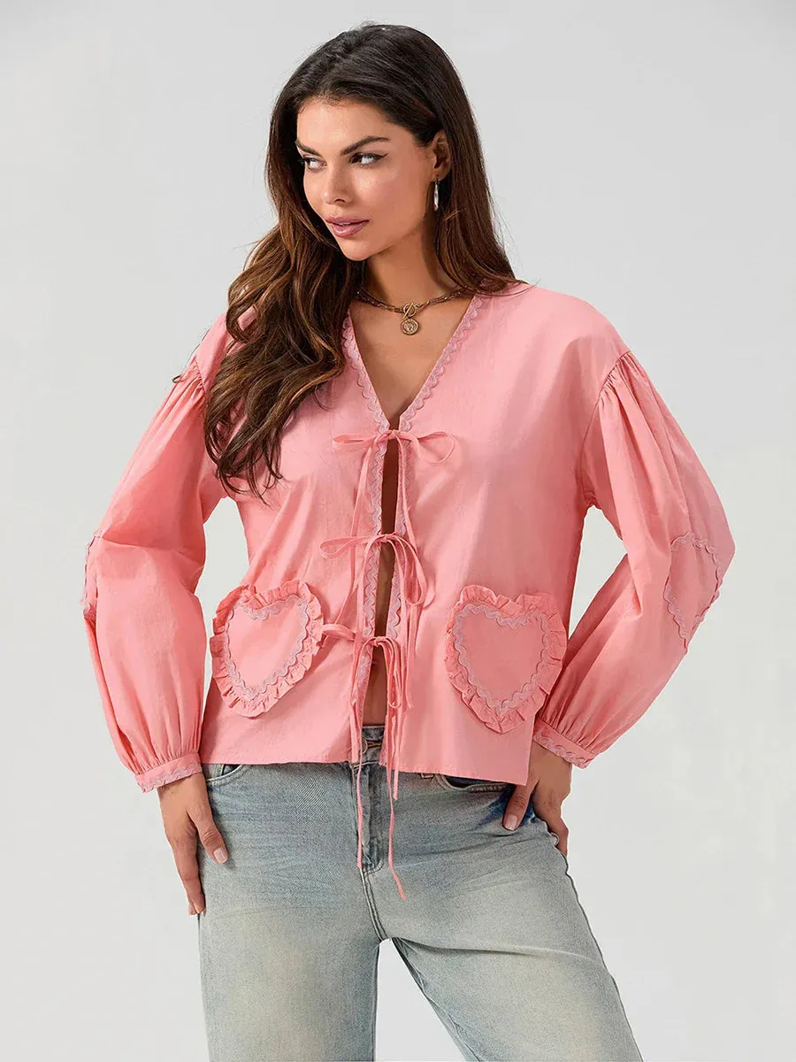 Ivyshape | Cute Pocket Blouse