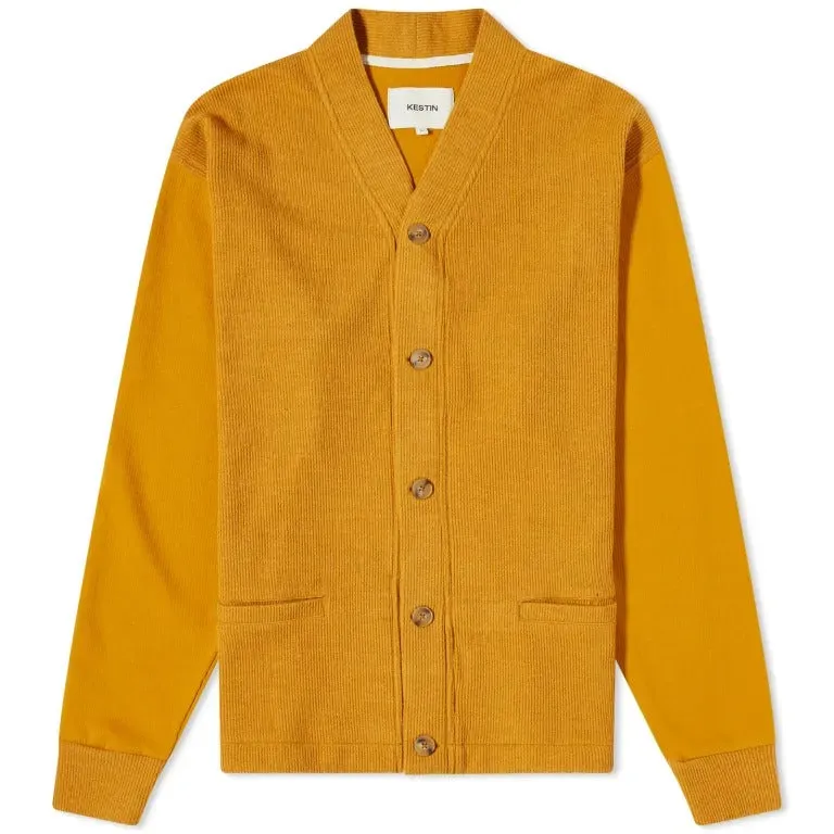 Kestin Glencorse cardigan, dark yellow