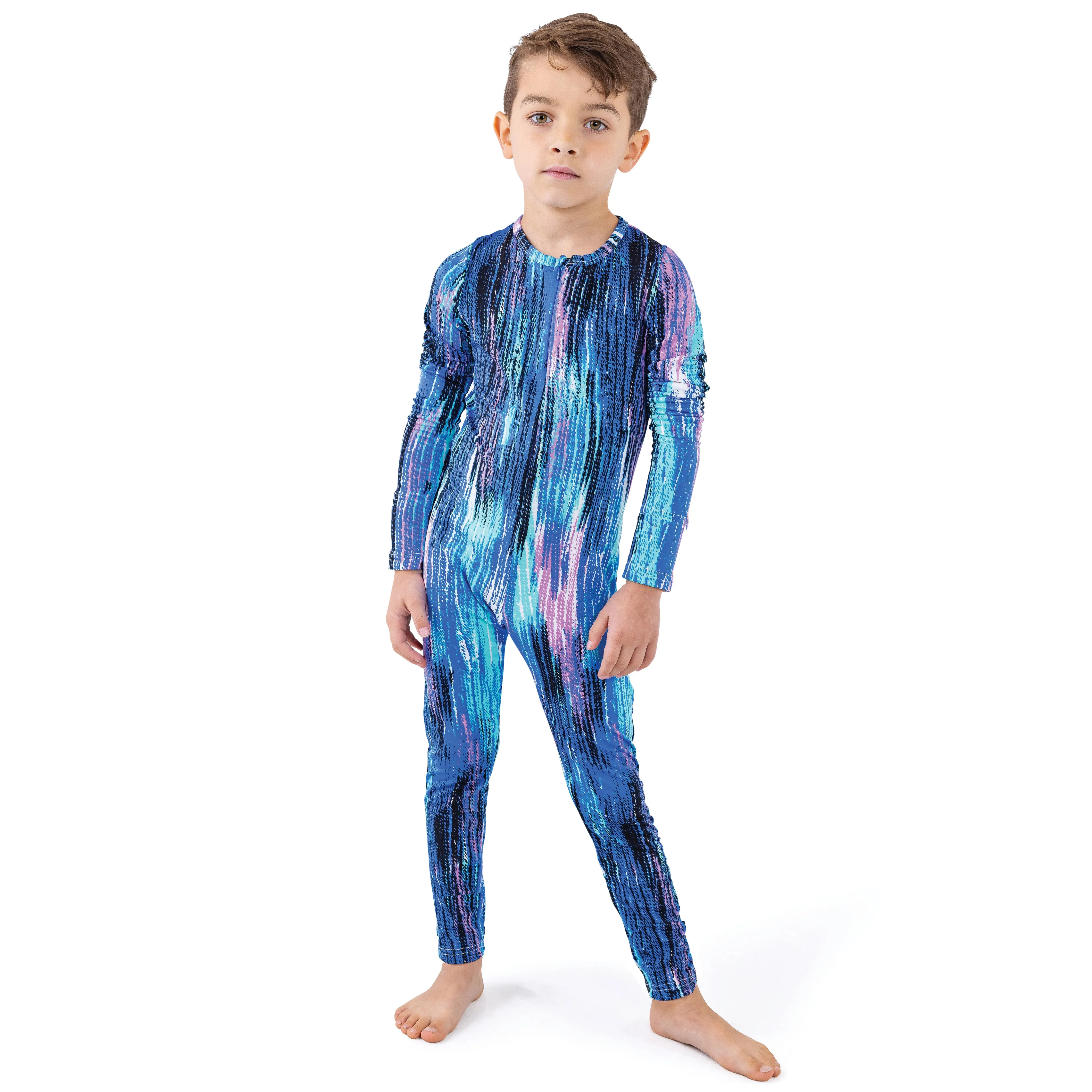 Kids Patterned Fleece Onesie