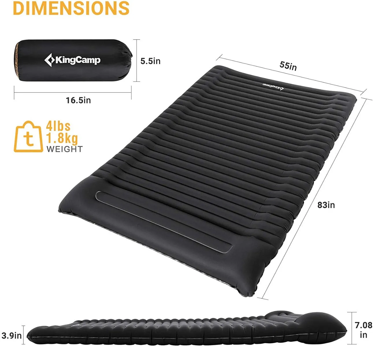 KingCamp Lightweight Inflatable Air Pad