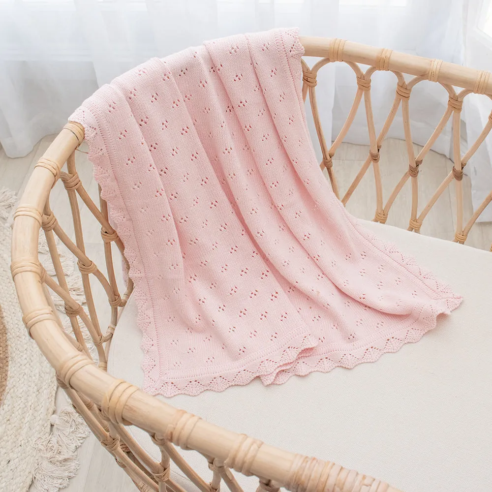 Living Textiles Bamboo Cotton Heirloom Blanket