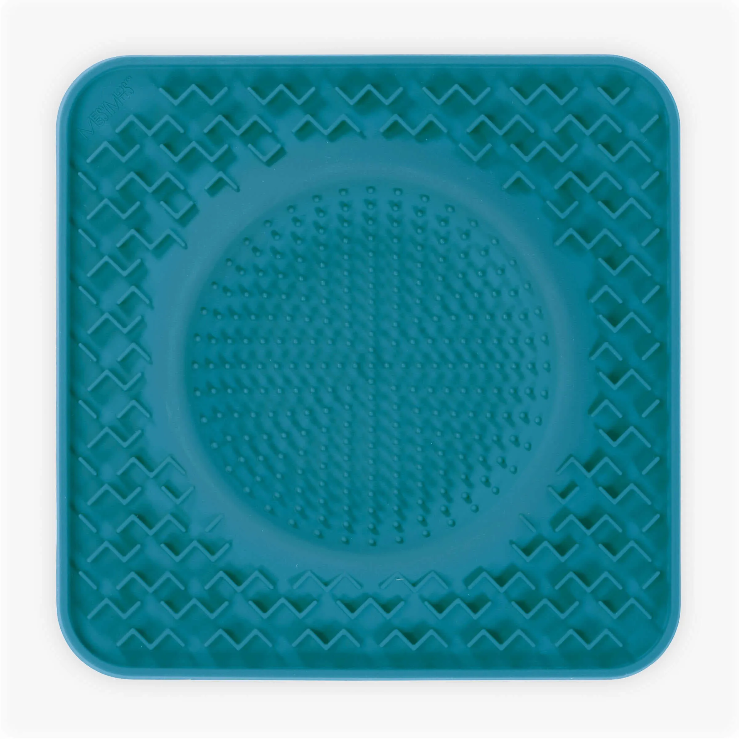 Messy Mutts 10" Therapeutic Dog Lick Bowl Mat, Interactive Dog Feeder