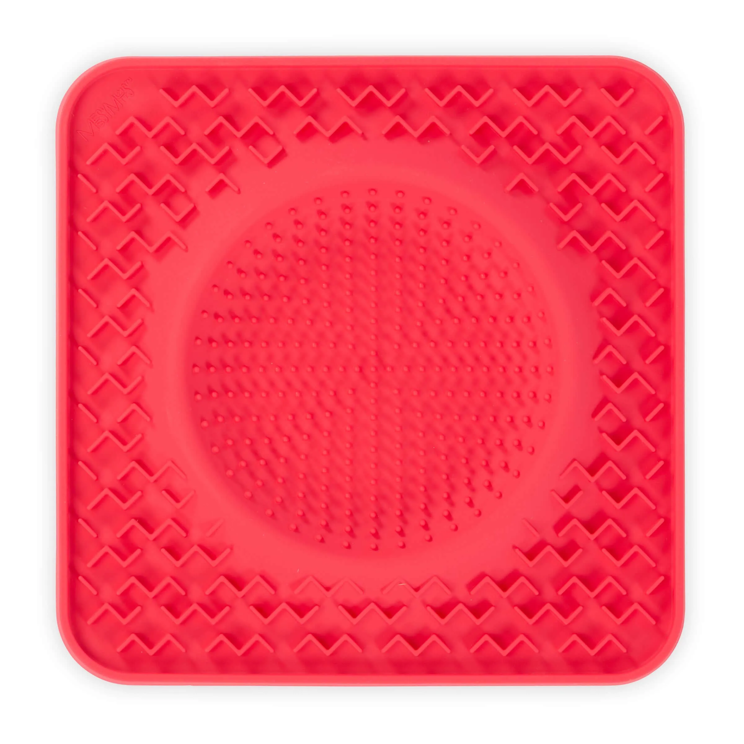 Messy Mutts 10" Therapeutic Dog Lick Bowl Mat, Interactive Dog Feeder