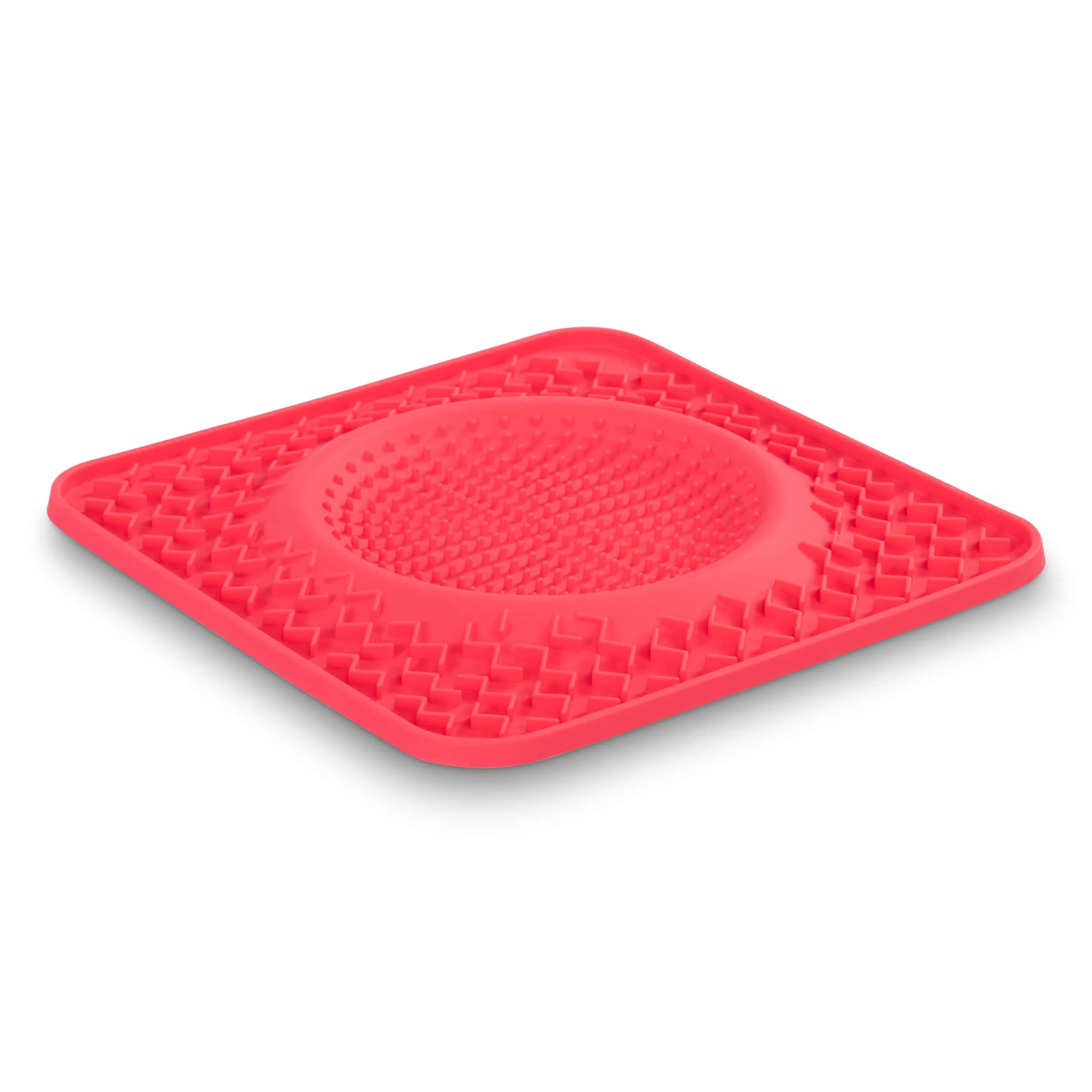 Messy Mutts 10" Therapeutic Dog Lick Bowl Mat, Interactive Dog Feeder