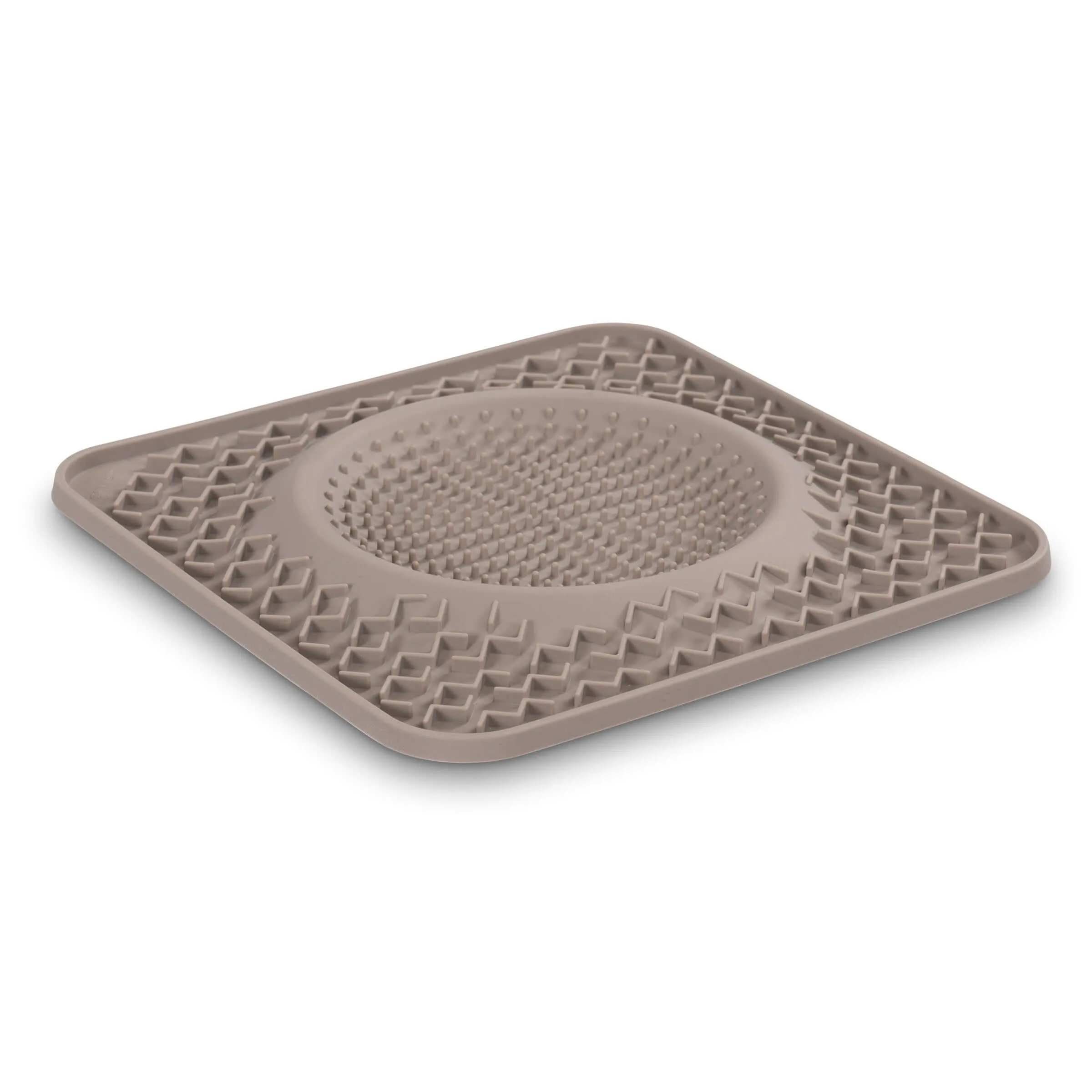 Messy Mutts 10" Therapeutic Dog Lick Bowl Mat, Interactive Dog Feeder