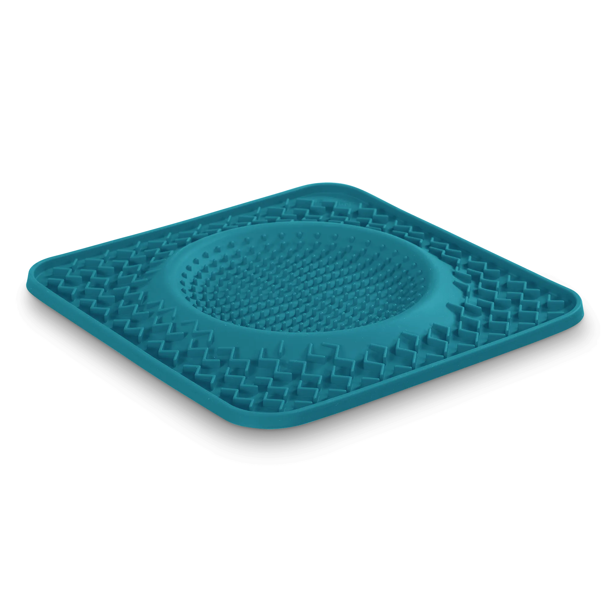 Messy Mutts 10" Therapeutic Dog Lick Bowl Mat, Interactive Dog Feeder