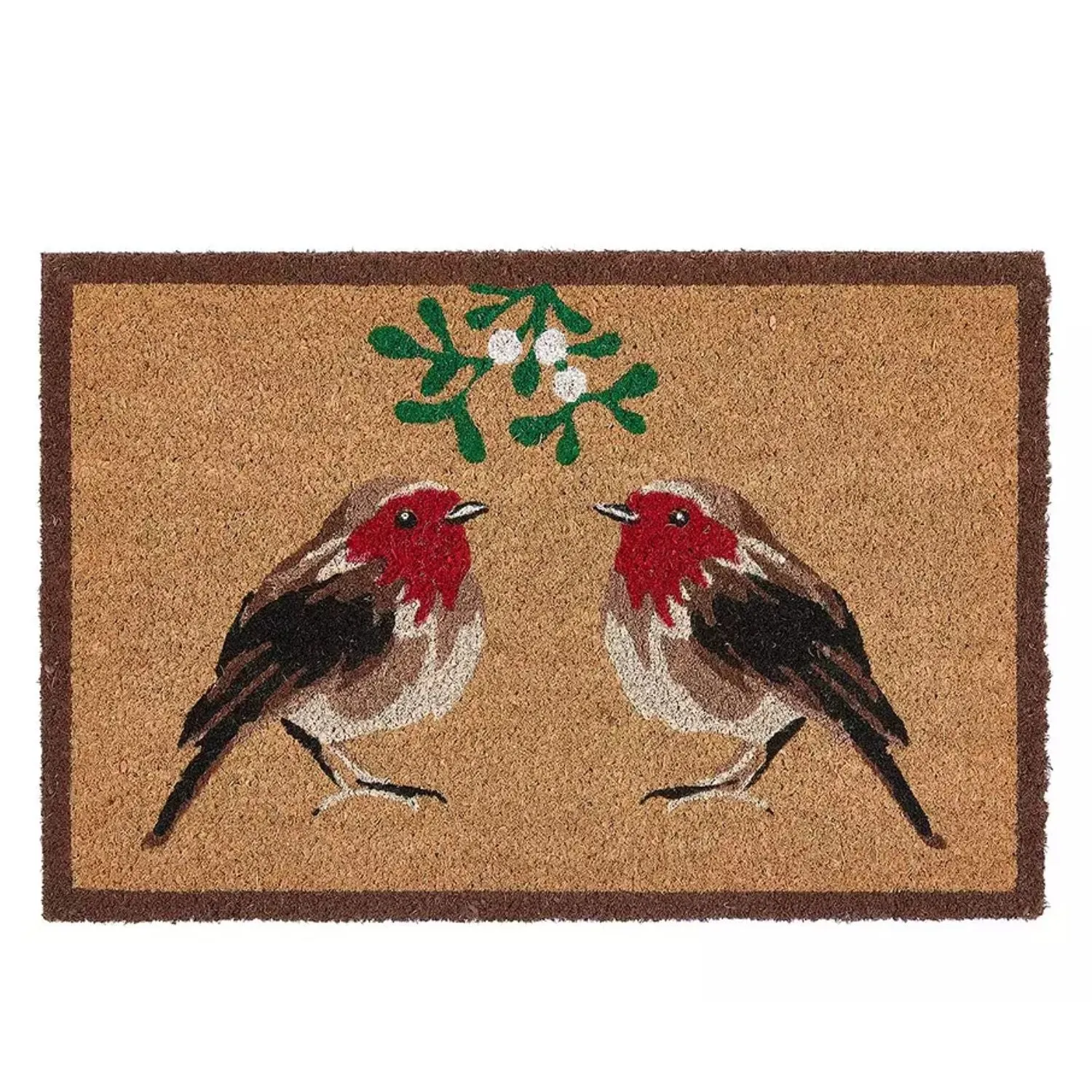 My Mat 60cm Christmas Robins Doormat